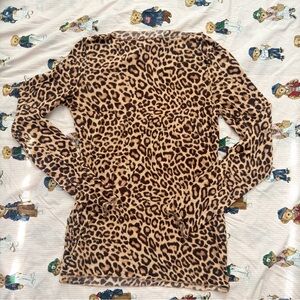 Intimissimi Leopard Print Long Sleeve Top